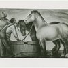 Art Exhibits - American Art Today - Works of Art - Watering Tank (Edward Chavez)