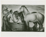Art Exhibits - American Art Today - Works of Art - Watering Tank (Edward Chavez)