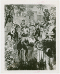Art Exhibits - American Art Today - Works of Art - Unsaddling Paddock , Hialeah (Randall Davey
