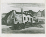 Art Exhibits - American Art Today - Works of Art - Vermont Ruin (Meyer Wolfe)