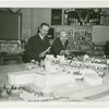 Australia Participation - L.R. MacGregor (Commissioner) and C.V. Kellway view exhibit model