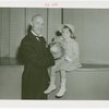 Australia Participation - L.R. MacGregor (Commissioner) presents koala bear to girl