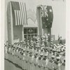 Australia Participation - Sailors at attention on Australia Day while L.R. MacGregor (Commissioner) speaks
