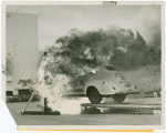 Automobiles - Death Dodgers - Car traveling through flaming wall