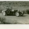 Automobiles - Grand Prix - Man driving Bugatti car