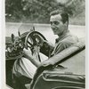 Automobiles - Grand Prix - Man at wheel of MG