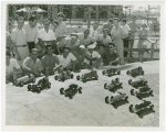 Automobiles - Model - Crowd watching model car race
