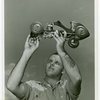 Automobiles - Model - Man working on model car