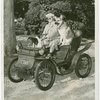 Automobiles - Ye Goode Olde Days - James Melton in 1998 De Dion Bouton car with two dogs