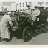 Automobiles - Ye Goode Olde Days - Jerry Duryea and wife in 1906 Stevens Duryea car
