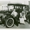 Automobiles - Ye Goode Olde Days - Group with 1909 Mercedes Town car