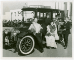 Automobiles - Ye Goode Olde Days - Group with 1909 Mercedes Town car