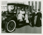 Automobiles - Ye Goode Olde Days - Group with 1909 Mercedes Town car