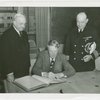 Bartlett, Captain Bob signing guestbook
