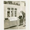 Bakelite Plastics Exhibit - Woman at radio display