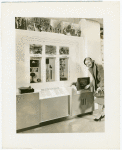 Bakelite Plastics Exhibit - Woman at radio display