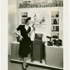 Bakelite Plastics Exhibit - Woman at business appliances display