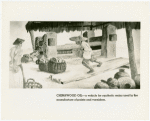 Bakelite Plastics Exhibit - Mural on china wood oil