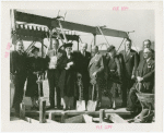 Ballantine - Grover Whalen and Carl W. Badenhausen with others at cornerstone ceremony