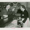 Ballantine - Grover Whalen pouring beer