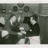Ballantine - Grover Whalen pouring beer