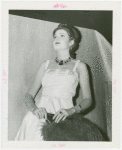 Belgium Participation - Woman in gown and jewelry