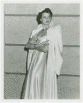 Belgium Participation - Woman in gown and jewelry