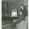 Belgium Participation - Belgian officials listen to news of invasion by radio.