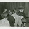 Bill of Rights Exhibit - Group looking at manuscript