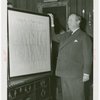 Bill of Rights Exhibit - Dr. A.S.W. Rosenbach with manuscript