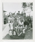 Borden - Women on back of horse cart