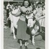 Borden - Cows - Woman and cow with crown