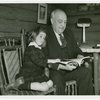 Borden - Jeffers, Henry (Inventor of Rotolactor, President of Walker-Gordon) - Reading to granddaughter