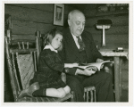 Borden - Jeffers, Henry (Inventor of Rotolactor, President of Walker-Gordon) - Reading to granddaughter