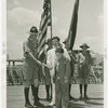 Boy Scouts - Irving Ceasar hands song to Scout executive