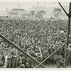 Boy Scouts - Crowd greeting King and Queen of Britain