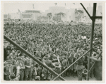 Boy Scouts - Crowd greeting King and Queen of Britain