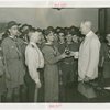 Boy Scouts - Frank Darling receives trophy
