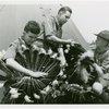 Boy Scouts - Outside tent with headdresses