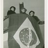 Brazil Participation - Armando Vidal (Commissioner General), Oswaldo Aranha (Foreign Minister) and Edward Roosevelt on balcony