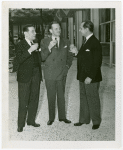 Brazil Participation - Oscar Correiro (Consul General) and Armando Vidal (Commissioner General) and J.C. Holmes (Director of Protocol, NYWF) toast