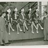 Brazil Participation - Armando Vidal (Commissioner General) and General H.F. Seaman (Canadian Commissioner) with member of Pan American Court of Beauty