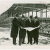 Brazil Participation - Building - Armando Vidal (Commissioner General) and group in front of construction