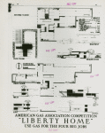 Winner of American Gas Association Competition for Liberty Home design