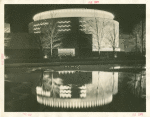 Food Building at night