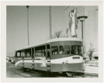 Buses - Greyhound Lines - In front of Administration Building