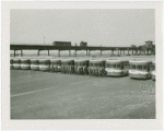 Buses - Greyhound Lines - Uniformed men in front of bus