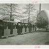 Buses - Greyhound Lines - Tractor Trains - Grover Whalen and group on train