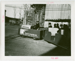 Buses - Greyhound Lines - Tractor Trains - Grover Whalen and group on train