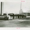 Buses - Greyhound Lines - Tractor Trains - Grover Whalen and group on train